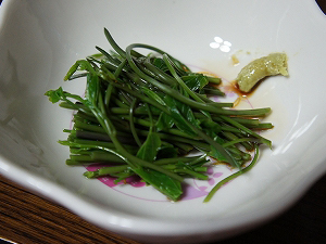 木の芽（わさび醤油）